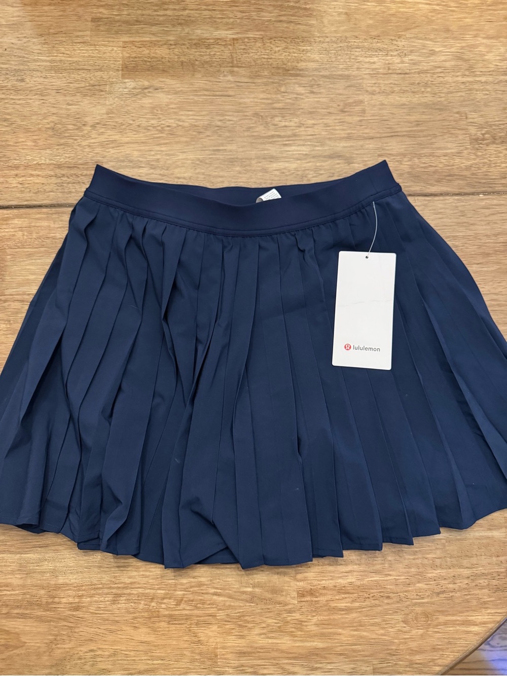 lululemon athletica Navy Pleated Mini Skirt